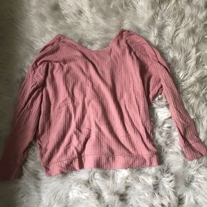 Comfy top- blush color